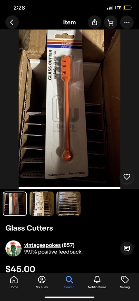 Glass Cutter Vintage