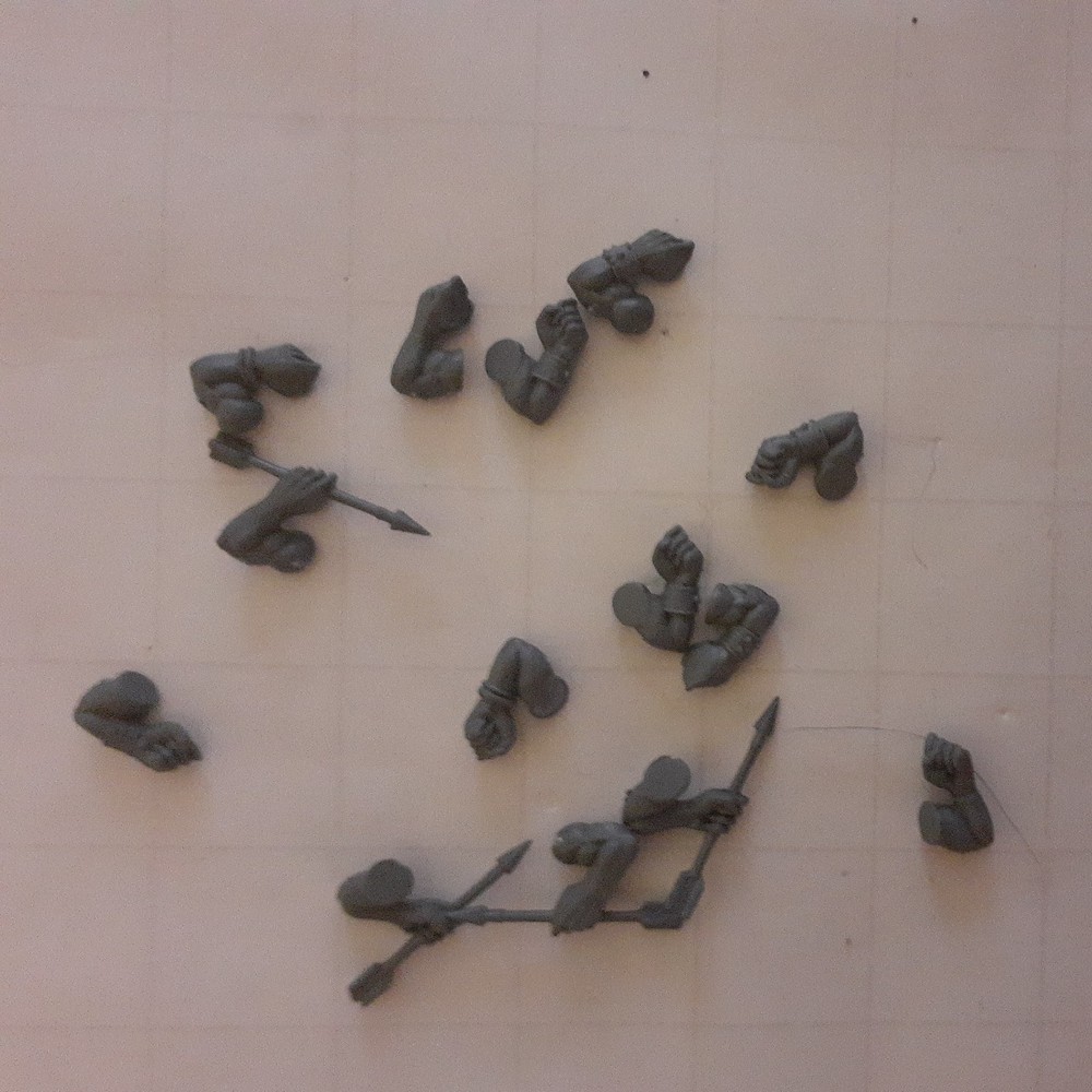 Warhammer Orcs & Goblins 20 Goblin Archers plastic oop full command