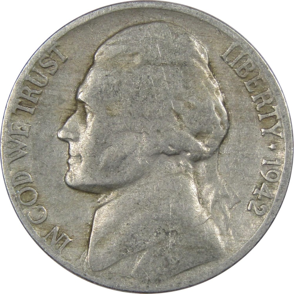 1942-D Jefferson Nickel AG/G