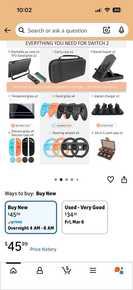 Nintendo Switch Accessory Bundle