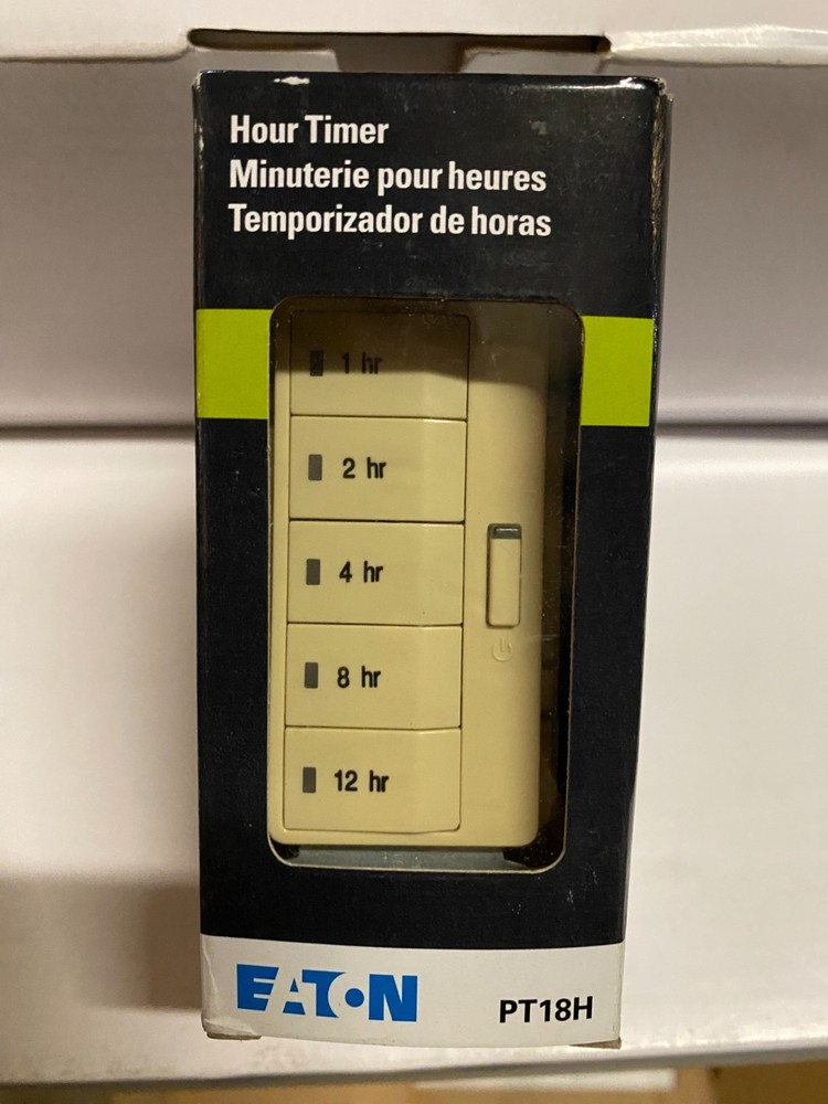 Eaton Programmable Timer 12 Hour PT18H-V Ivory (NEW)