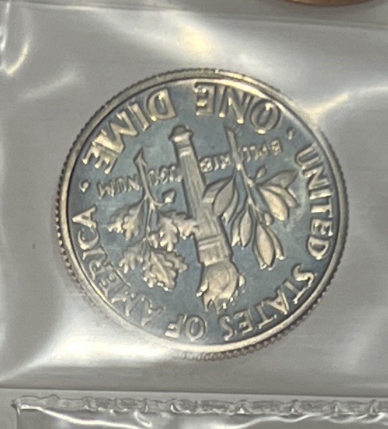 1982 Proof Set Sky Blue Toning