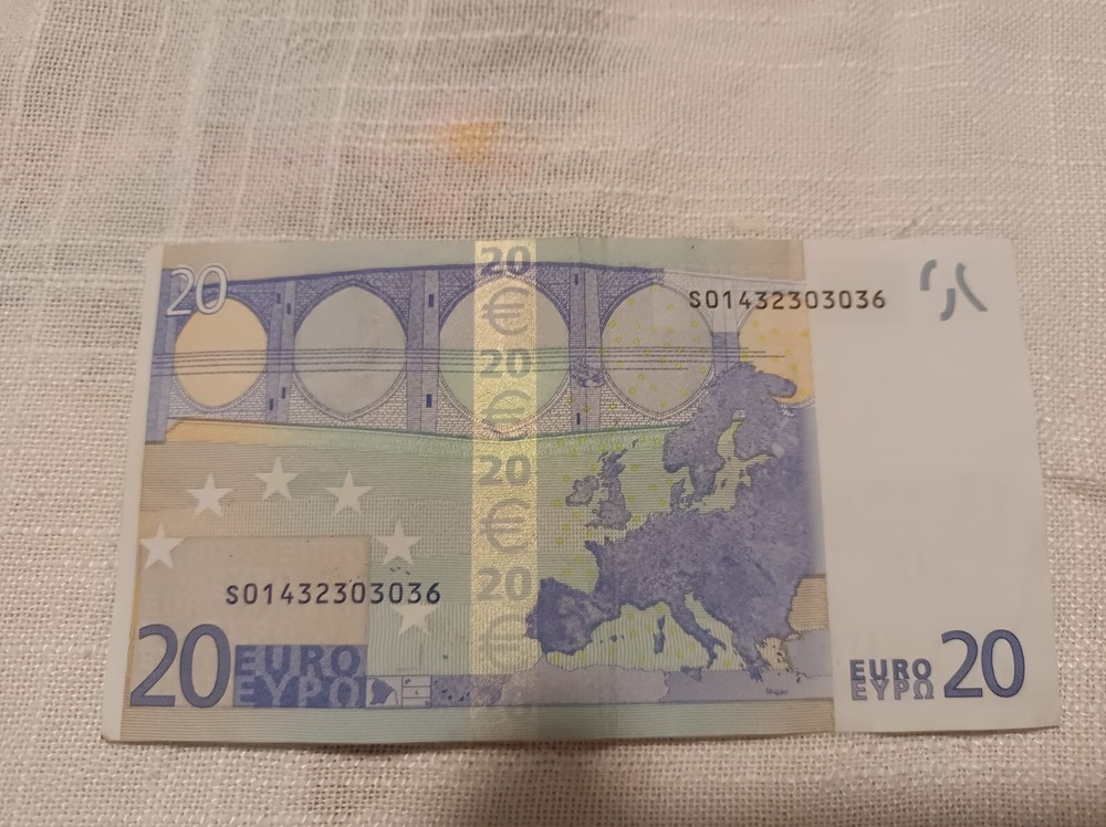 2002 Dusenberg 20 Euro Banknote