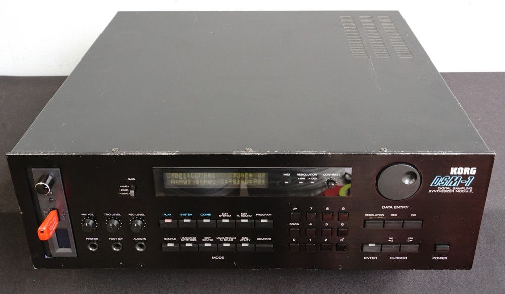 KORG DSM-1 Rare 80's Digital Sampling Synthesiser 3U Rack Mount Module