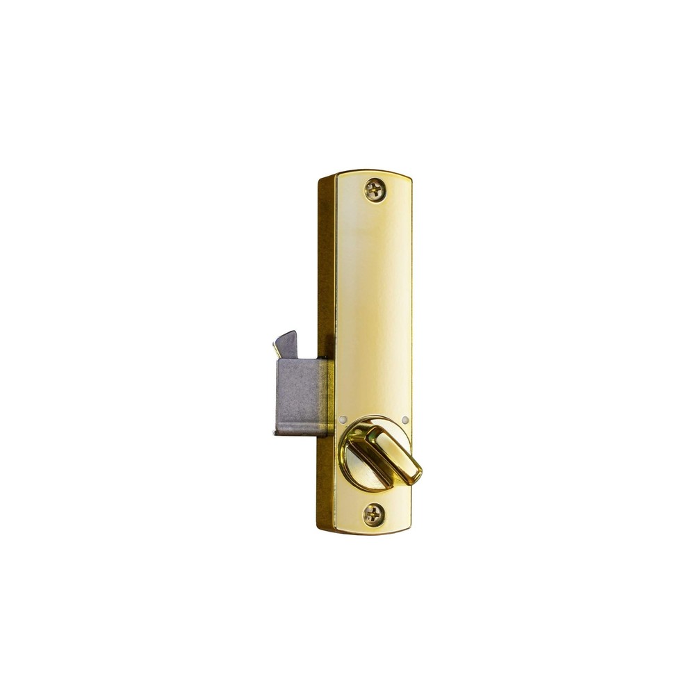 C150BB Surface Mount Hook Bolt Bright Brass