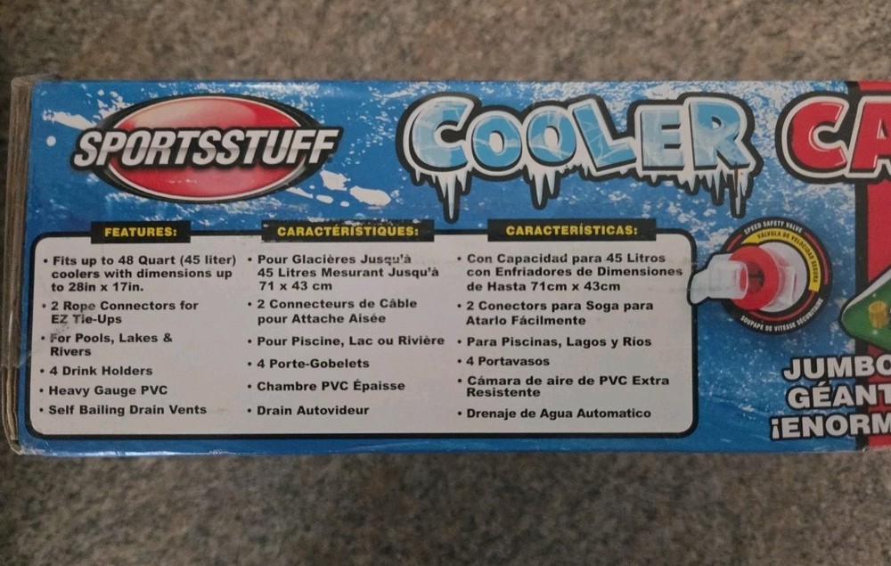 Cooler Caddy Inflatable Cooler Float 47"x38"