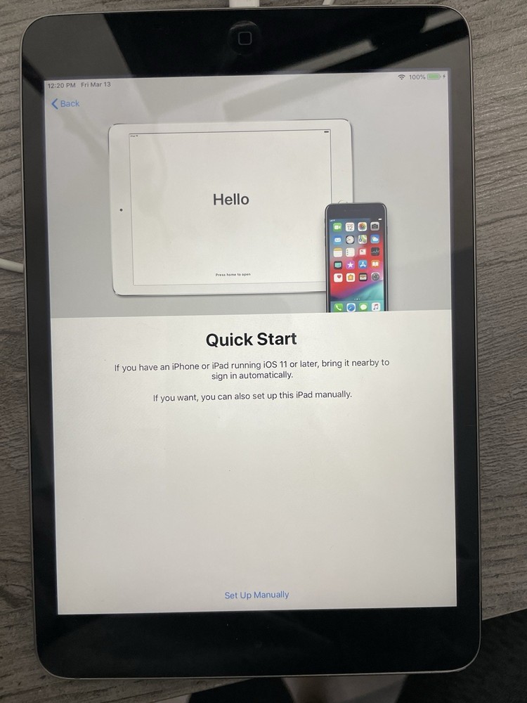 Apple iPad Tablet Space Gray iOS Apple iPad Series