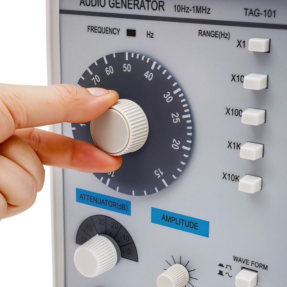 Professional Low-Frequency Signal Generator with Dual Waveform Capability