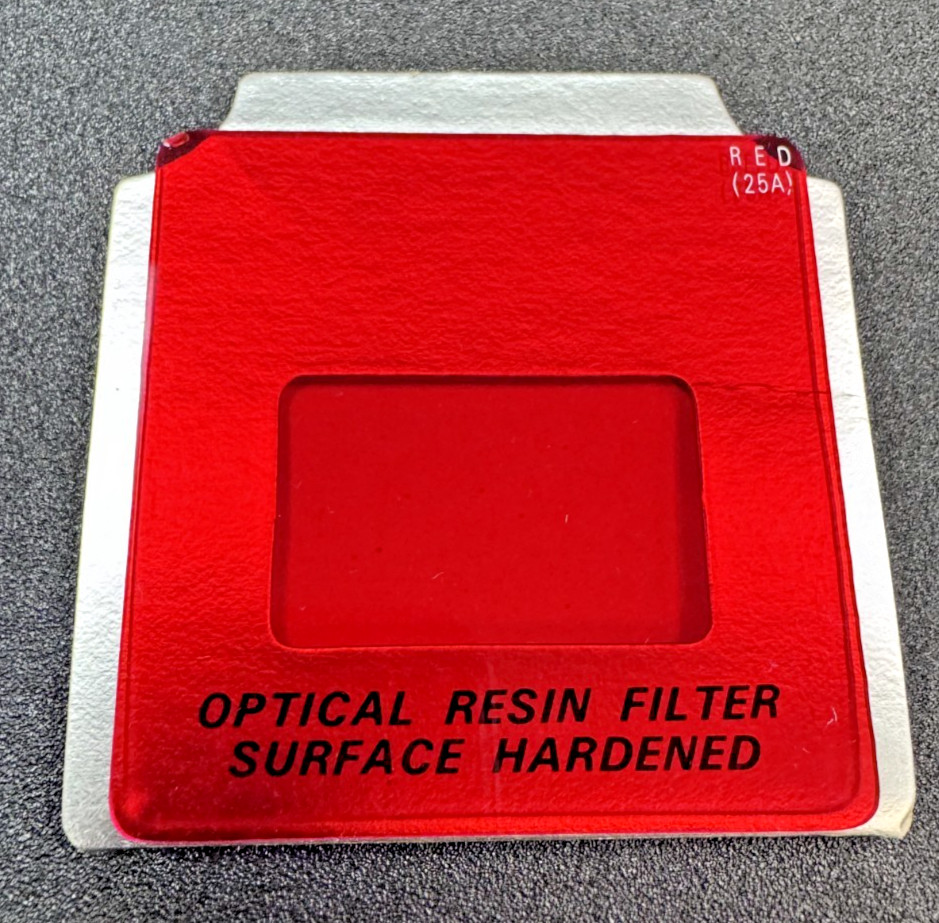Tristar Optical Resin Filter with Surface Hardened red 25a