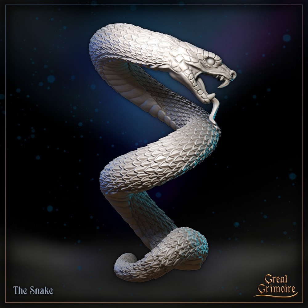 The Snake Giant Serpent Miniature | D&D DnD