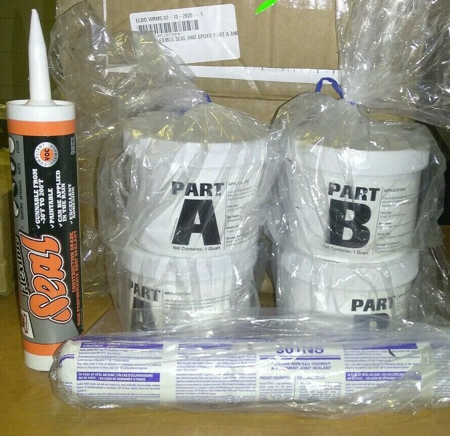 NEW FLEXIBLE SEAL AND EPOXY PART A AND B KIT