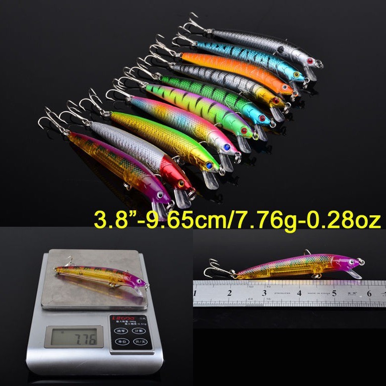 Minnow Bait Assortment (20) – Lure Set for Angling