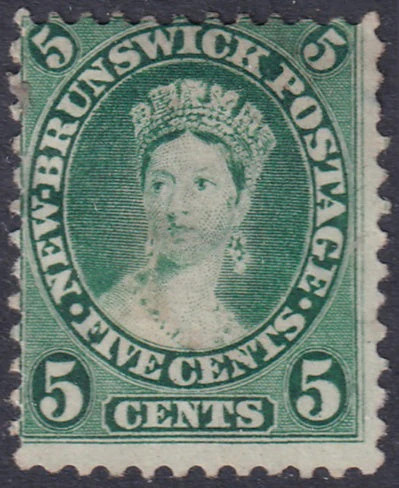 New Brunswick 1860 Sc 8a  MNG(*) heavy hinge