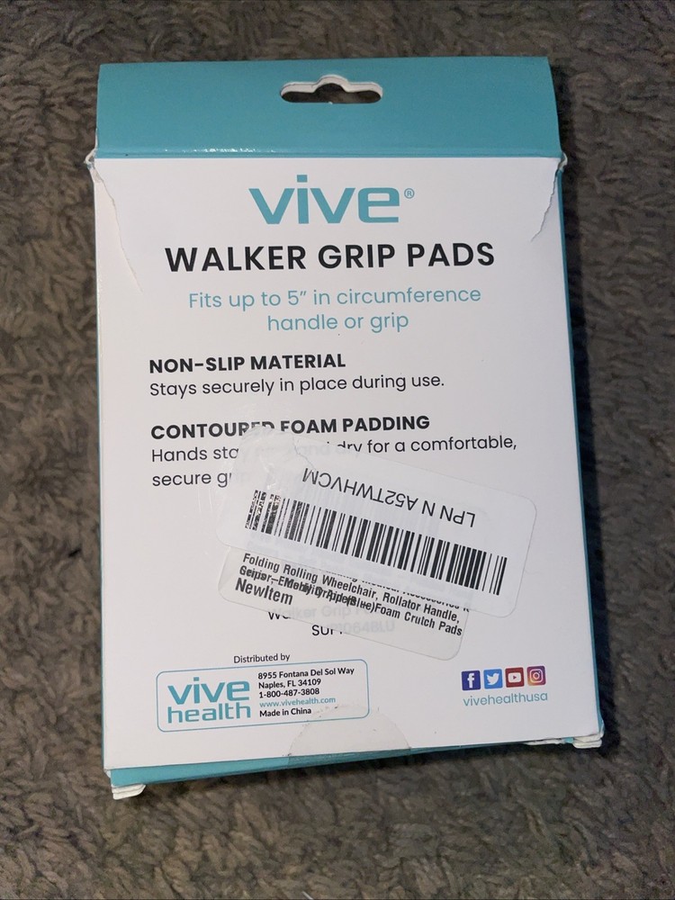 Vive Walker grip pads black