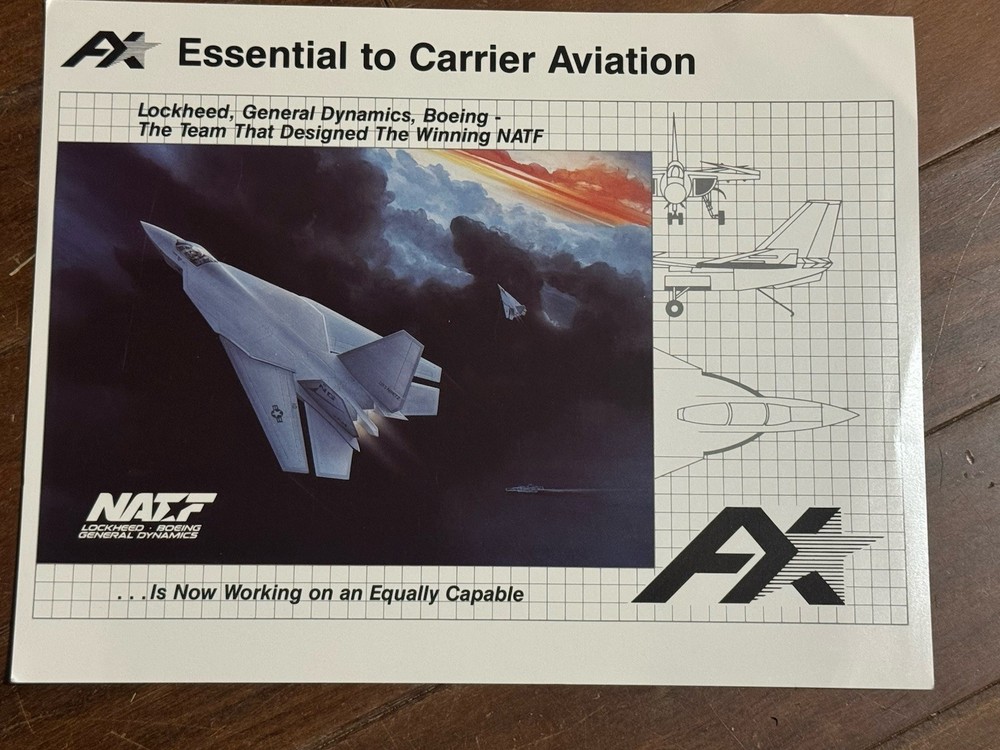 AX FLYER LOCKHEED GENERAL DYNAMICS BOEING