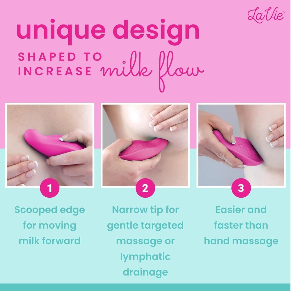 Lactation Massager Breastfeeding Relief Boost Milk Flow Tool