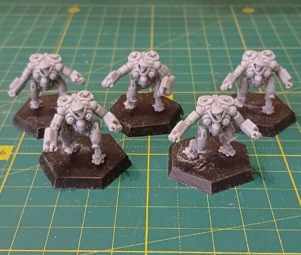 Sprite protomech point (5 models),  battletech game miniatures