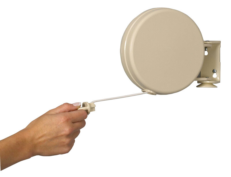 Household Essentials Retractable Clothes Line 40 ft. Plastic Reel