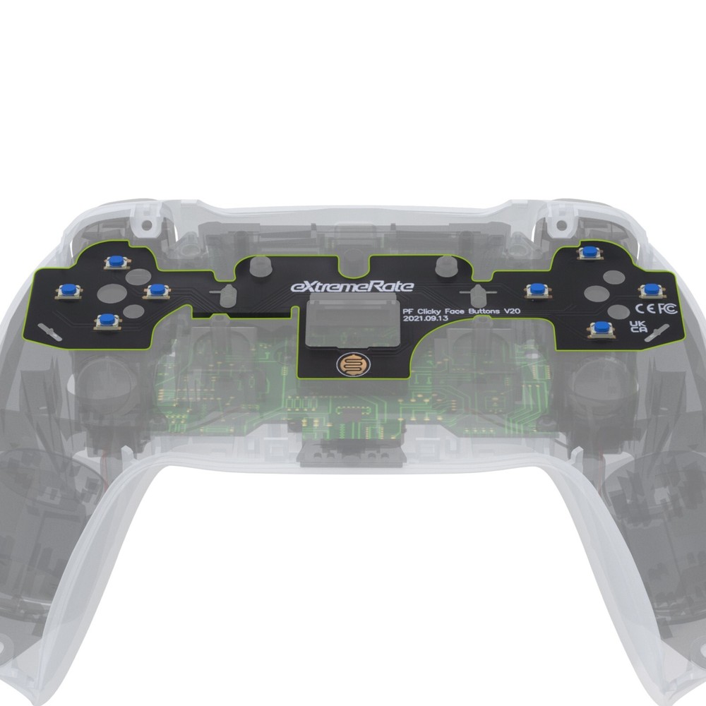 eXtremeRate Face Clicky Kit V2 Mouse Click Kit for PS5 Controller BDM-010 & 020