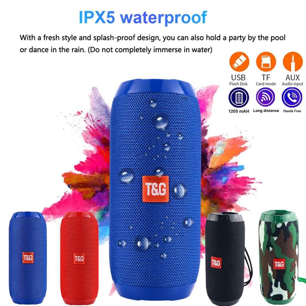 TG117 Wireless Speaker Portable Bluetooth Speaker for IOS and Android