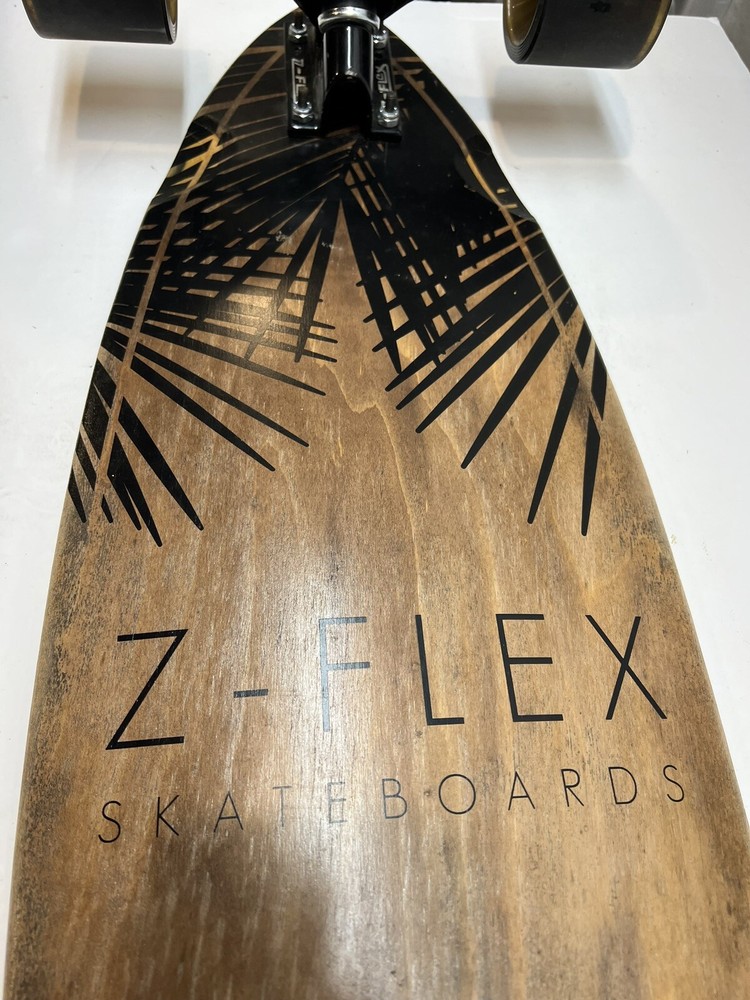 Z-FLEX Island Time 38" Pintail Longboard Skateboard Pre-Owned
