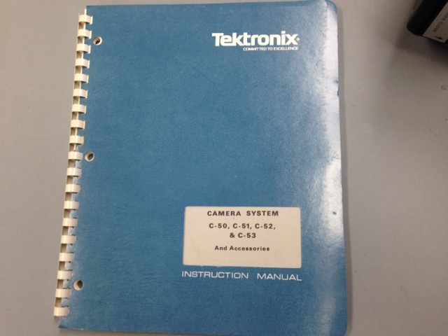 Tektronix C-53 Oscilloscope Camera with Pack Film Back