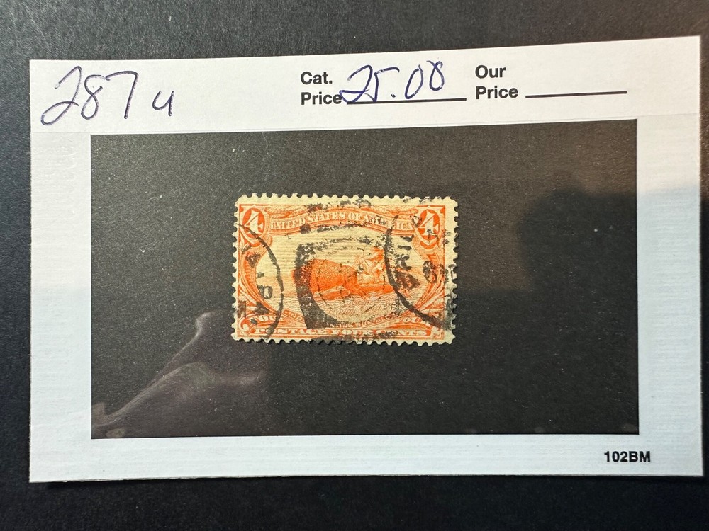 Scott #  287       2024 Scott Catalogue Value $ 25.00