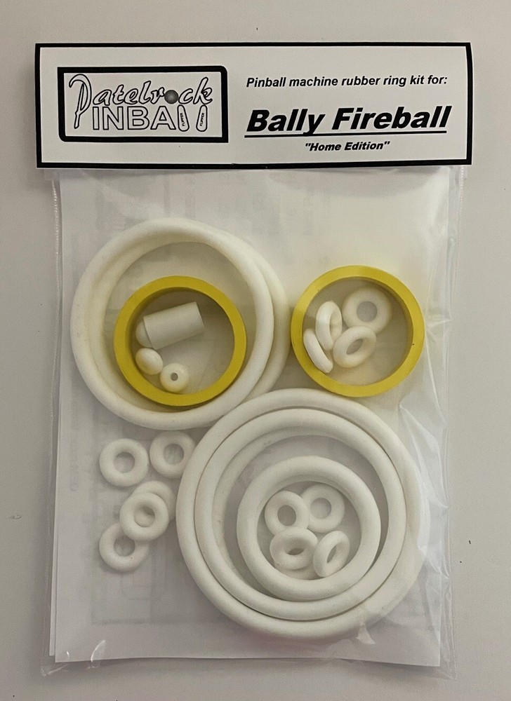 1976 Bally Fireball ''HOME'' Pinball Machine Rubber Ring Kit