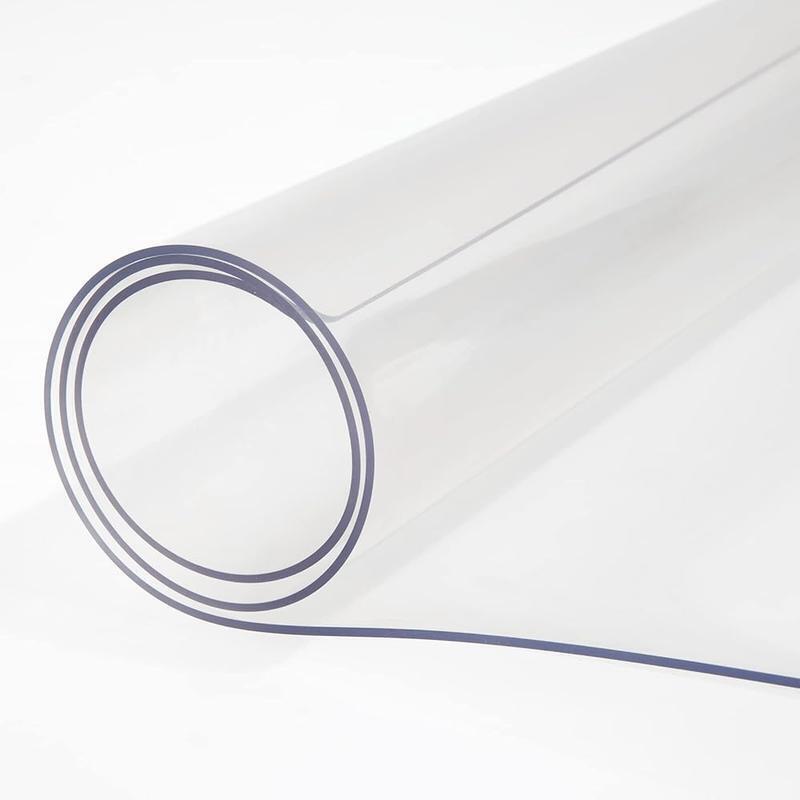 Plastic Table Cover Clear 36x60 Inch PVC Table Protector Waterproof Easy Clean