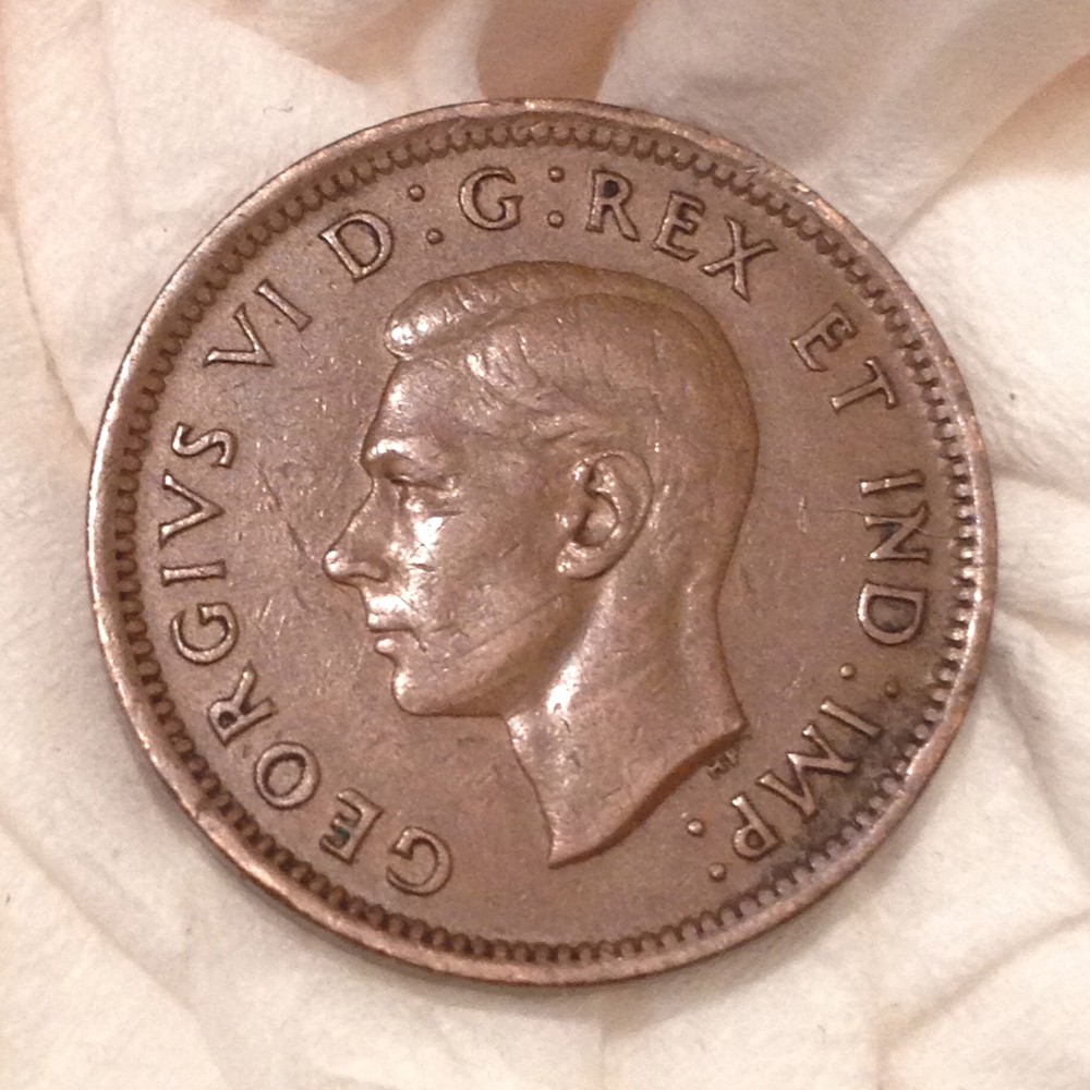 1941 Canada Copper Cent - circulated