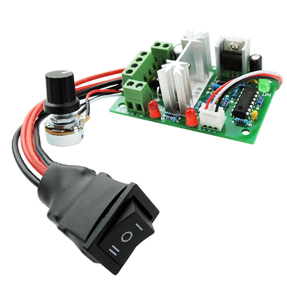 DC 6-30V Motor Speed Controller Reversible PWM Control Forward Reverse Switch