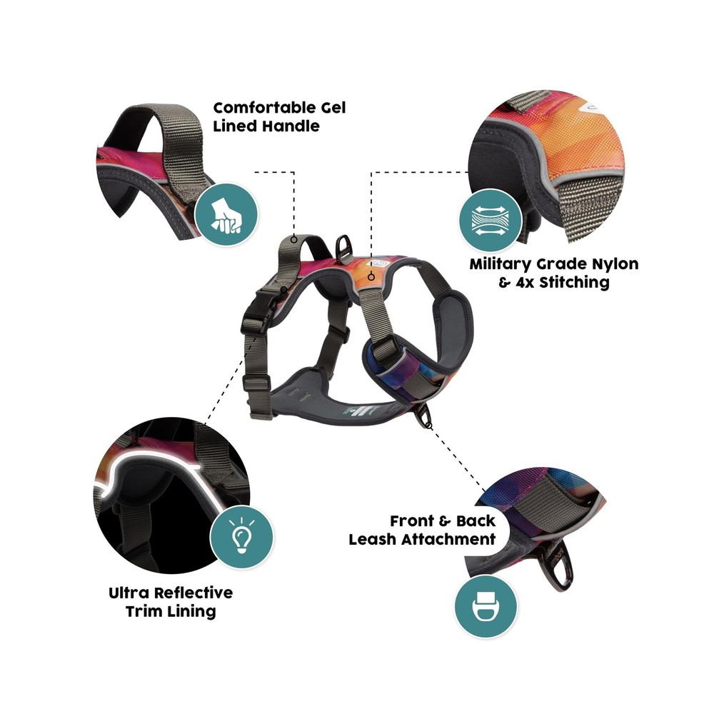 Embark Adventure No Pull Dog Harness, Reflective Trim No Pull Harne... Fast Ship