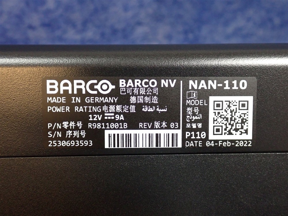 Barco R9811001B NAN-110 TransForm Audio Node US (S18)