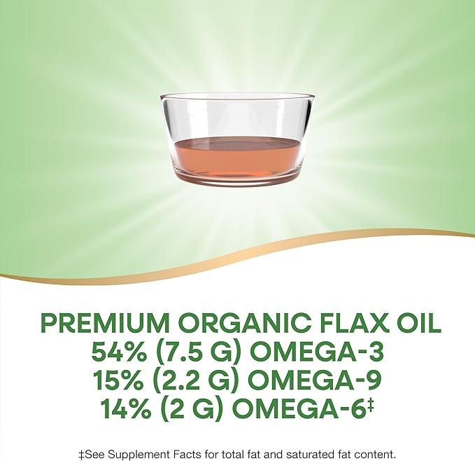 Cold Pressed Organic Flax Oil