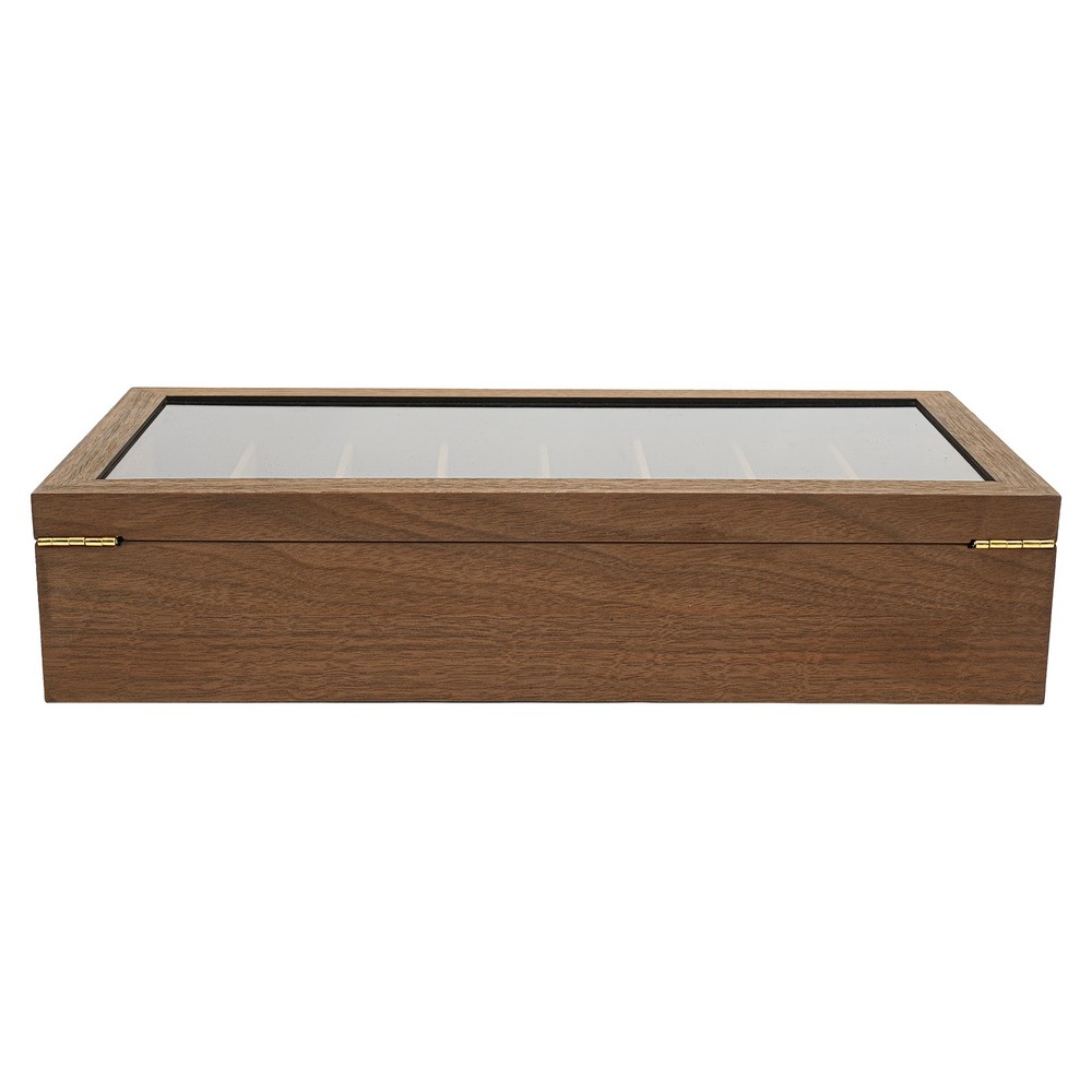 Knife Display Case, Knife Storage Box, 2-Tier Knife Display Case Organizer