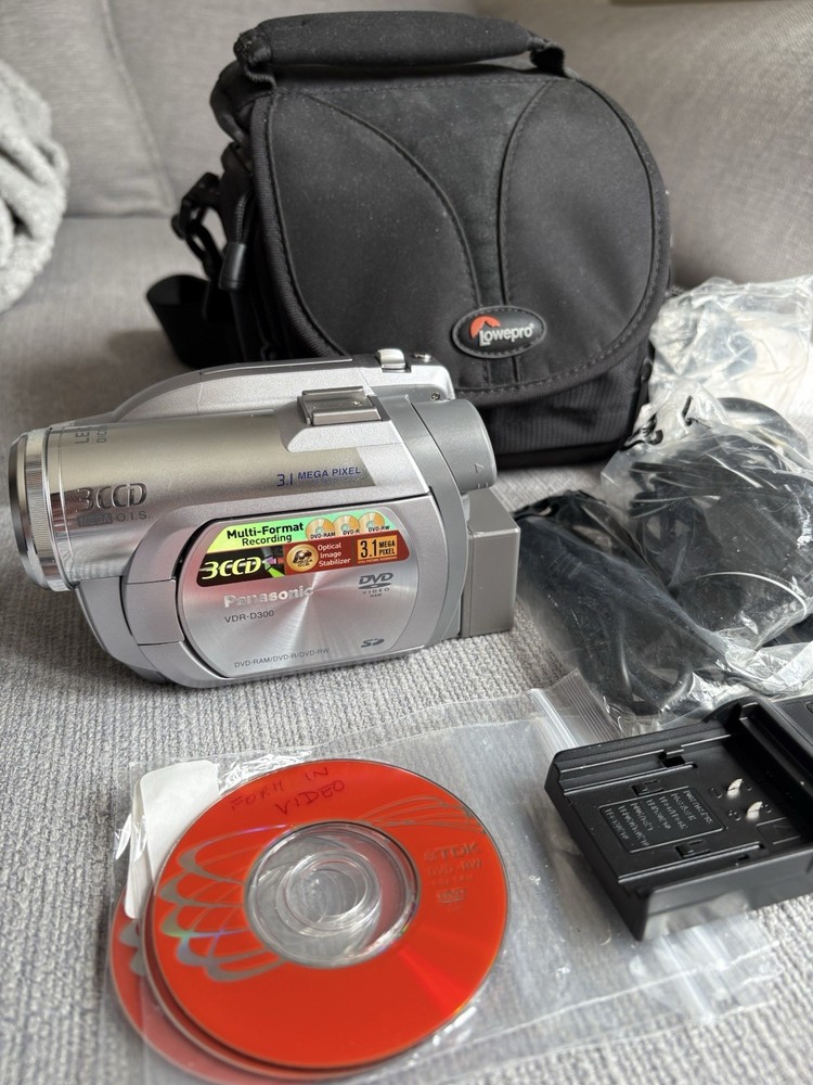 Panasonic VDR-D300 Camcorder + Accessories. Fully Working ✅