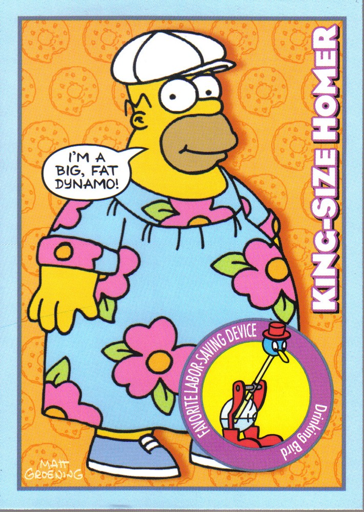 SIMPSONS MANIA PROMO CARD P1