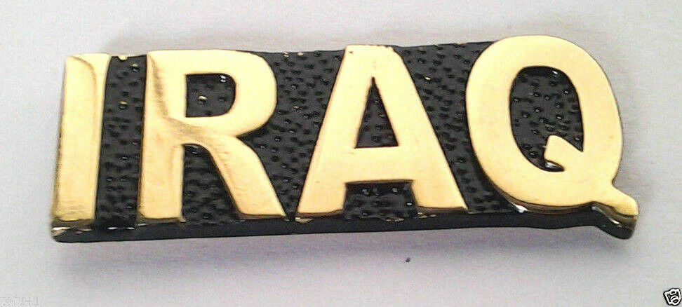 IRAQ Script Military Hat Pin P12406 EE