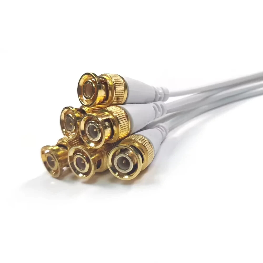 10PCS Male bnc cable pigtail bare for CCTV camera terminal adapters
