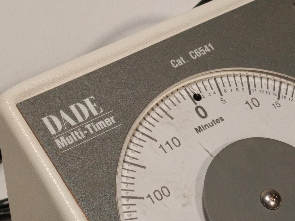 DADE C6541 Multi-Timer laboratory bench timer, 0–120 min, 110–120VAC