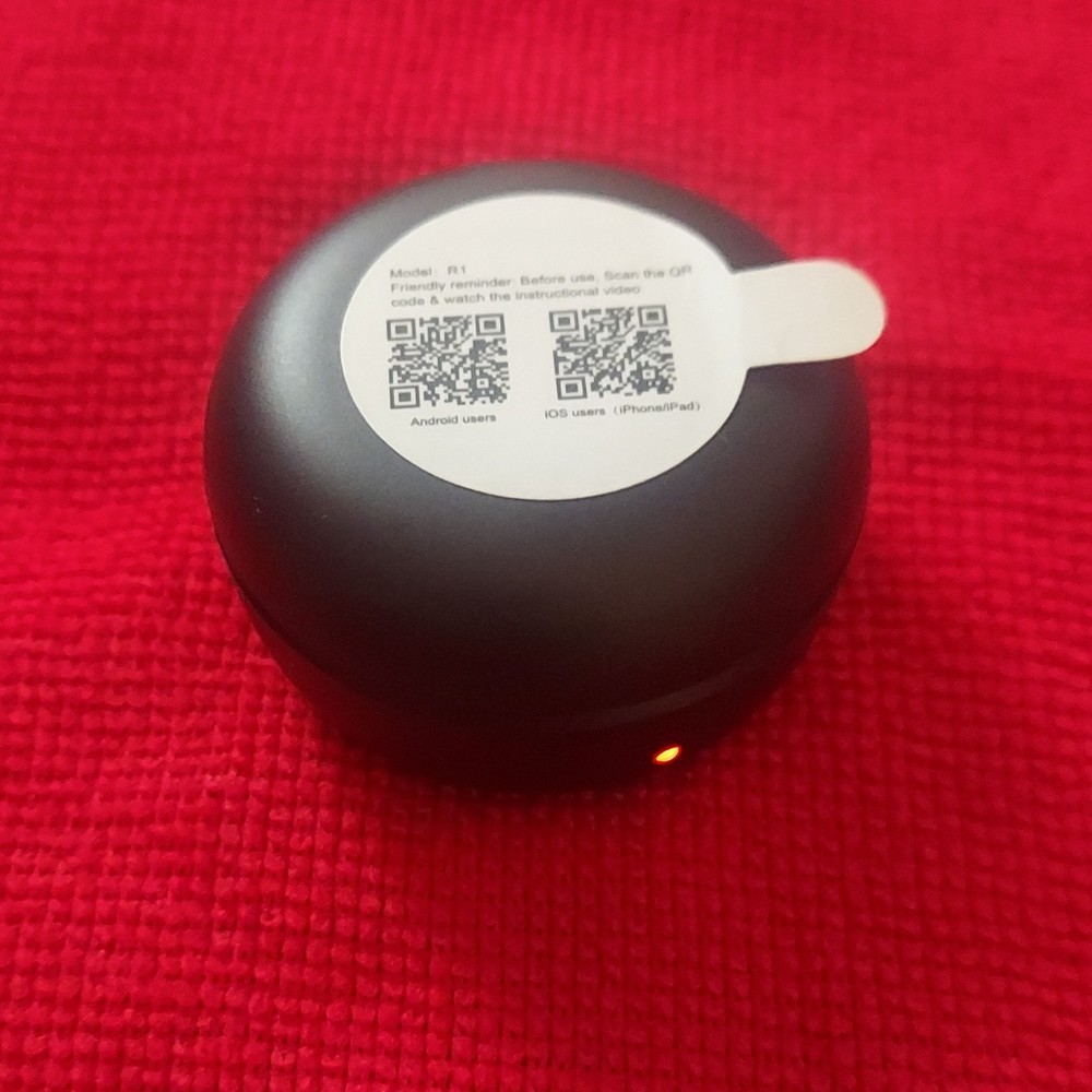 TikTok Scrolling Ring Remote Control, Camera Shutter Remote, Wireless Black