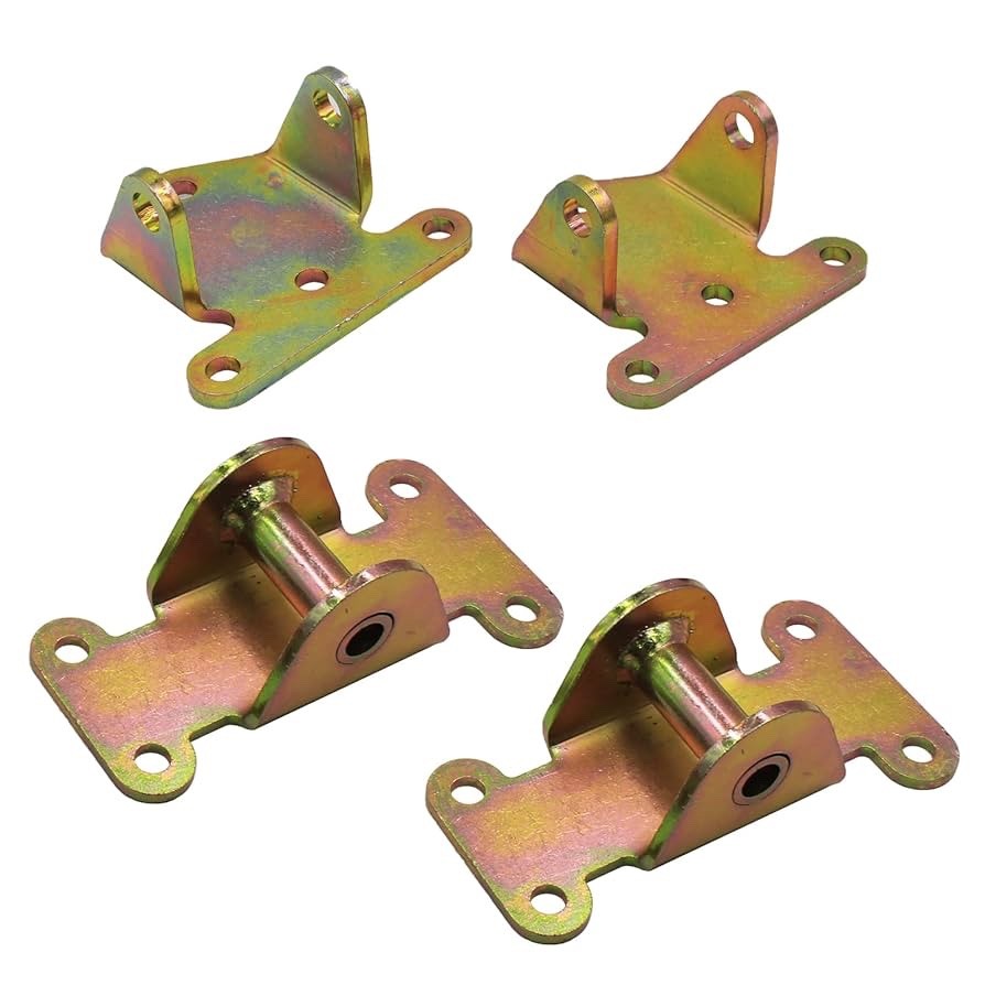 MMR Sbc/bbc Frame And Motor Mount Kit - Chevy V8 Solid Steel Frame Motor Mounts