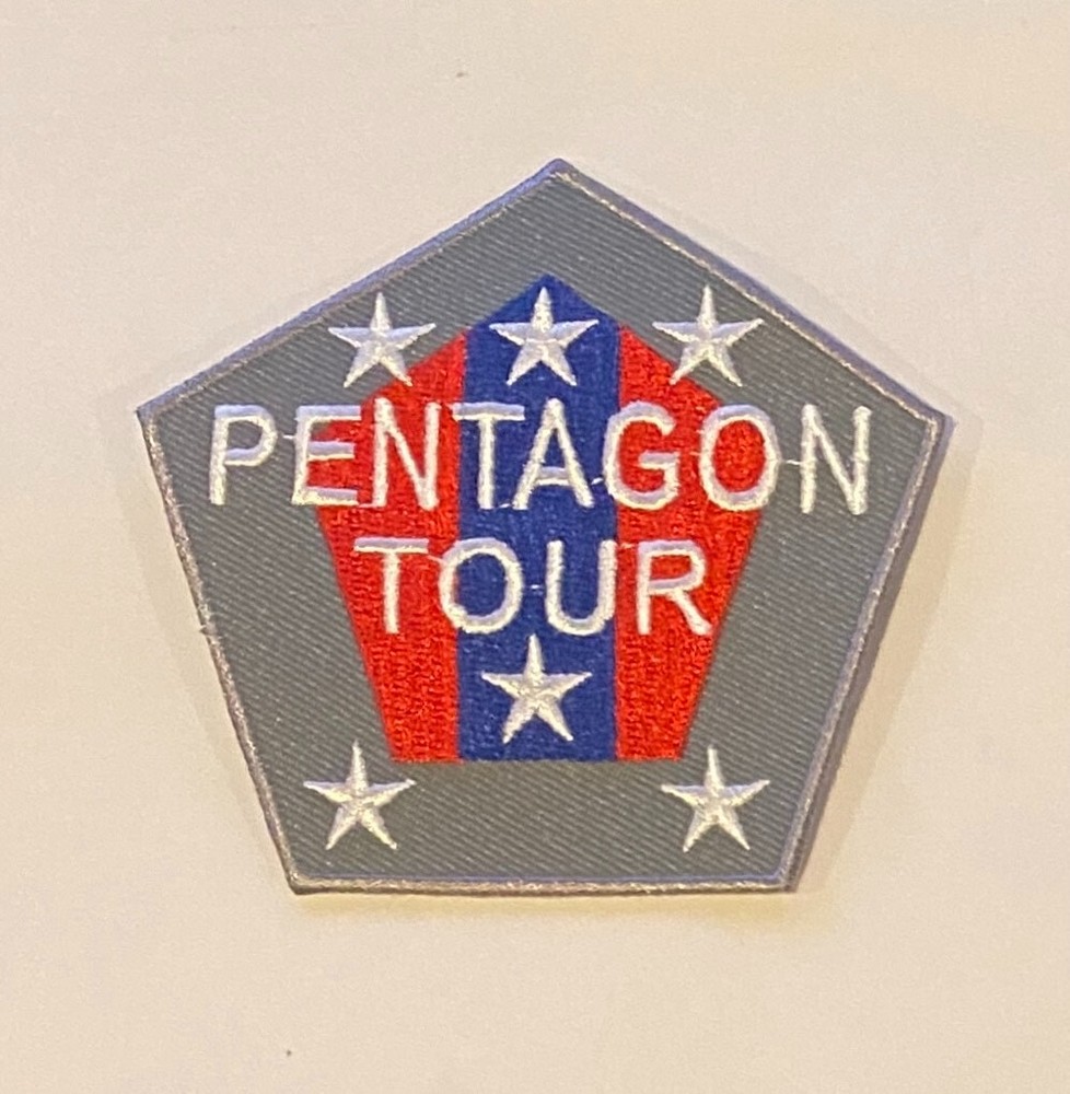 Pentagon Tour Patch (3 1/2") new, embroidered