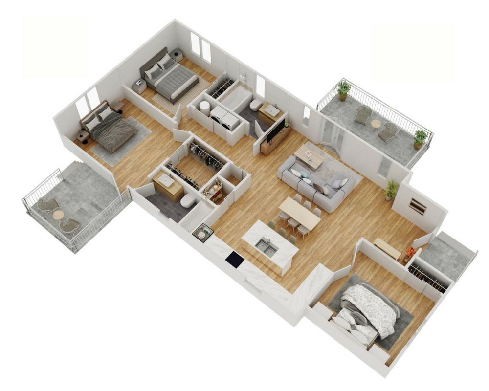 2025 Composite Home 3BR/2BA 1300 'Sq - ALL FLORIDA