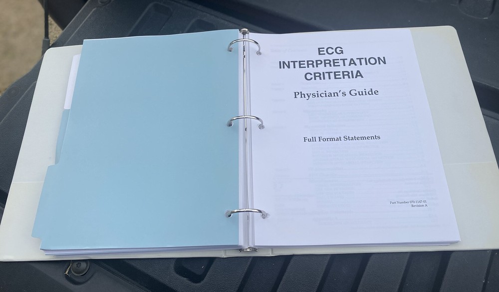 BURDICK ECLIPSE PREMIER RESTING ECG MACHINE Book Manual