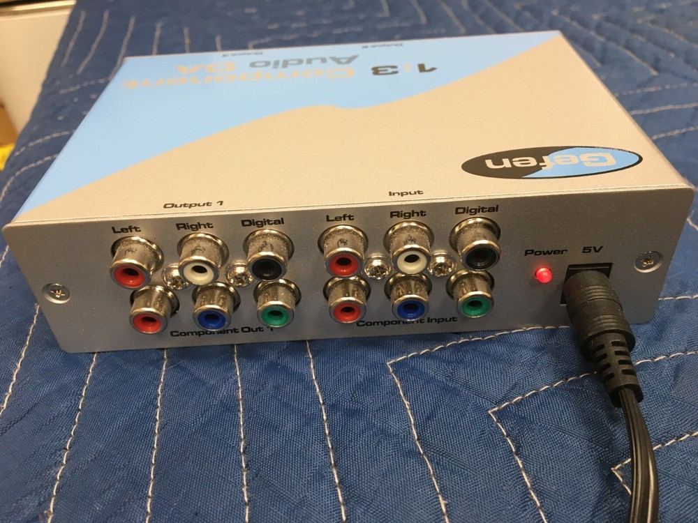 Gefen EXT-COMPAUD-143-CO 1 x 3 Component Video/Audio Distribution Amplifier