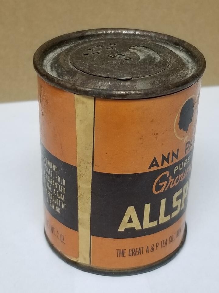 Vintage 2 Oz Ann Page Allspice Tin