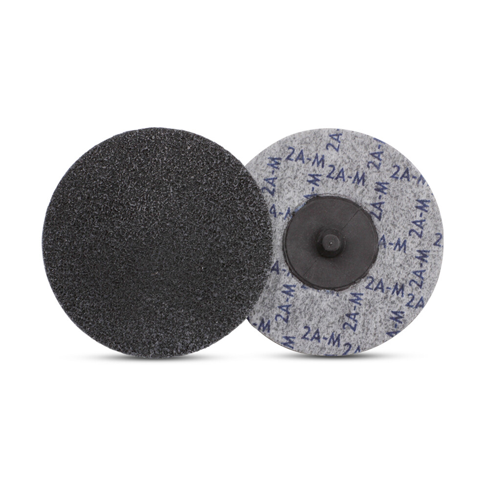 10 Pack - 3 Inch Unitized Quick Change Discs 2AM A/O Medium Deburr Type R Roloc
