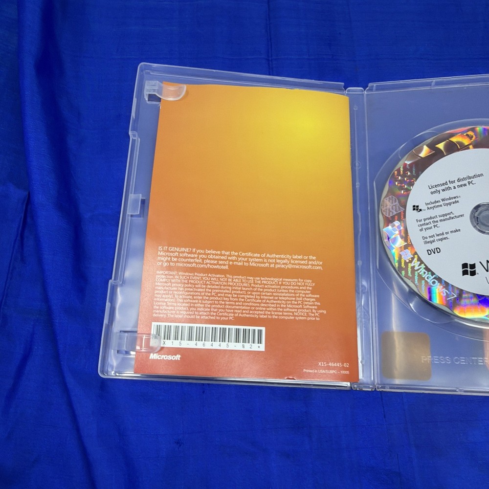Microsoft Windows 7 Ultimate 64-bit DVD w/ Product Key