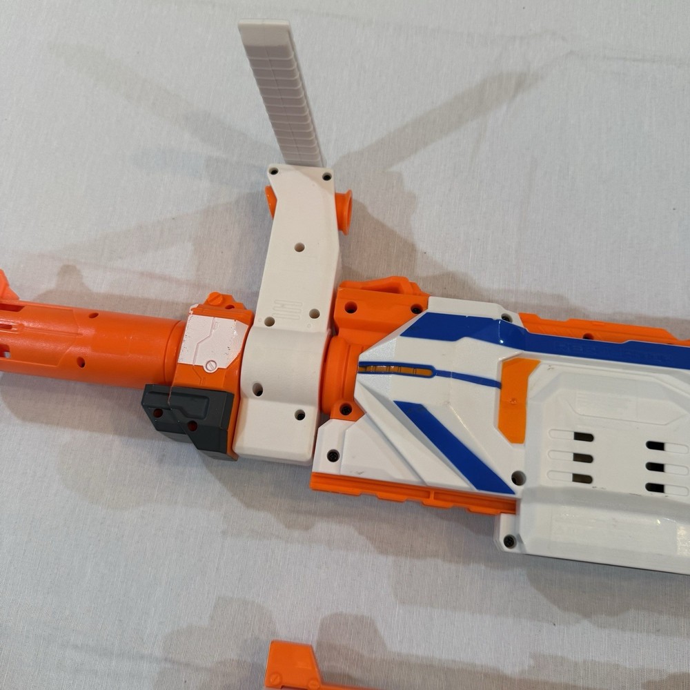 Nerf N-Strike Motorized Modulus Regulator & MK II w/ Attachments Tested/working